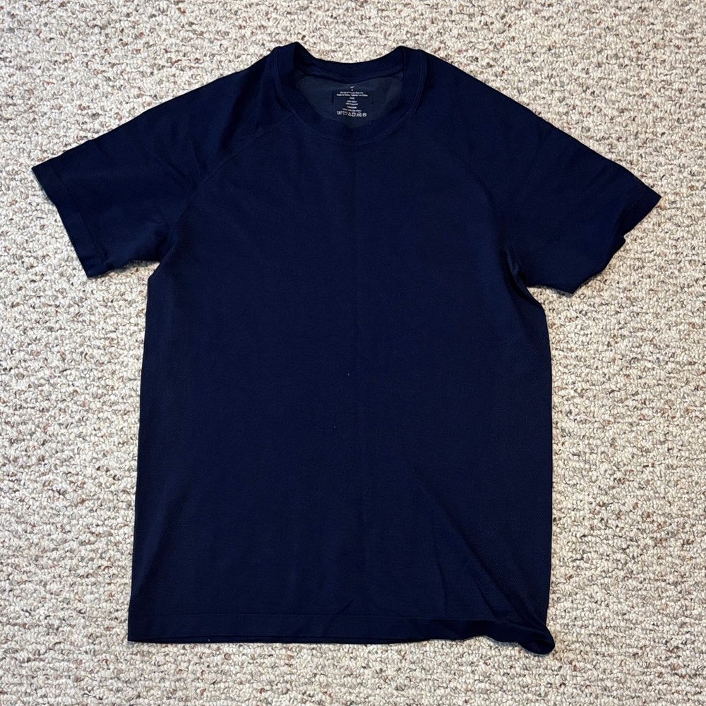 Fabletics Blue Short Sleeve Tee